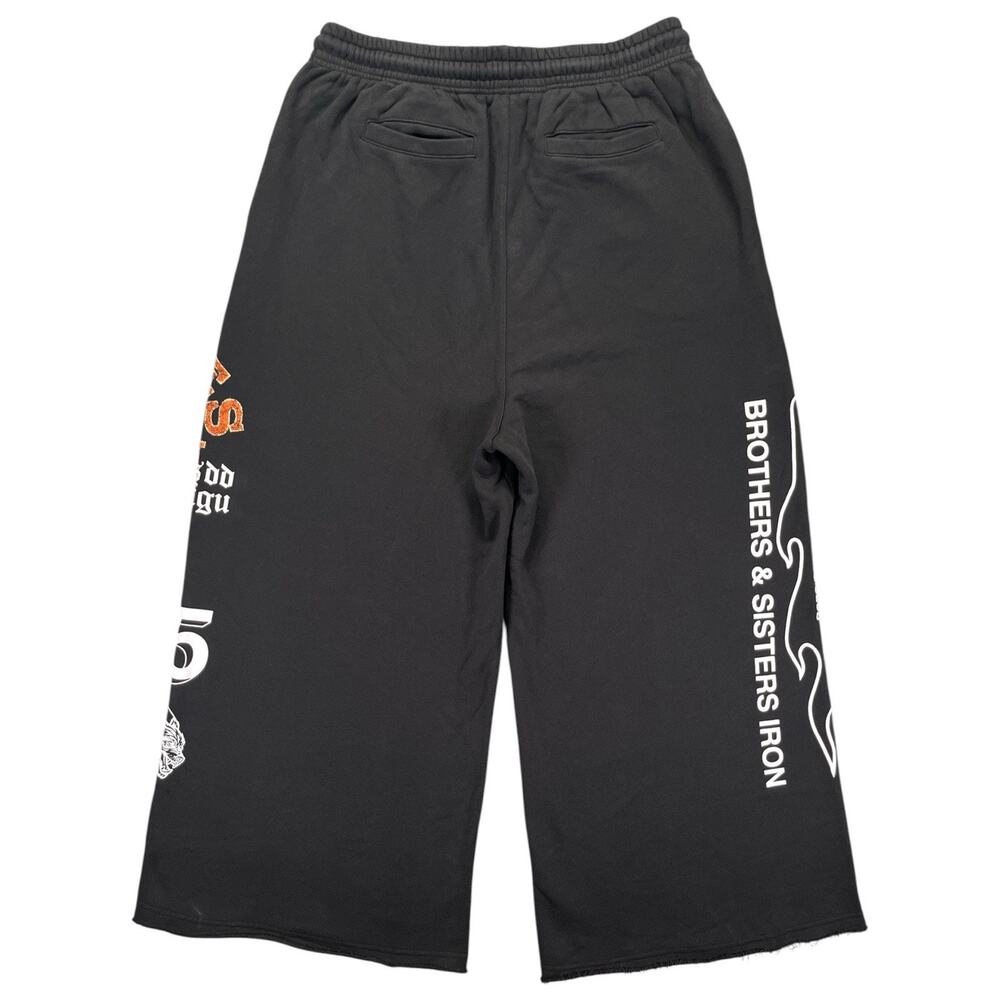 Darc Sport Wolves Gym Sweatpants Men’s L Oversized Heavyweight Big Leg 499/1000 - Picture 9 of 13